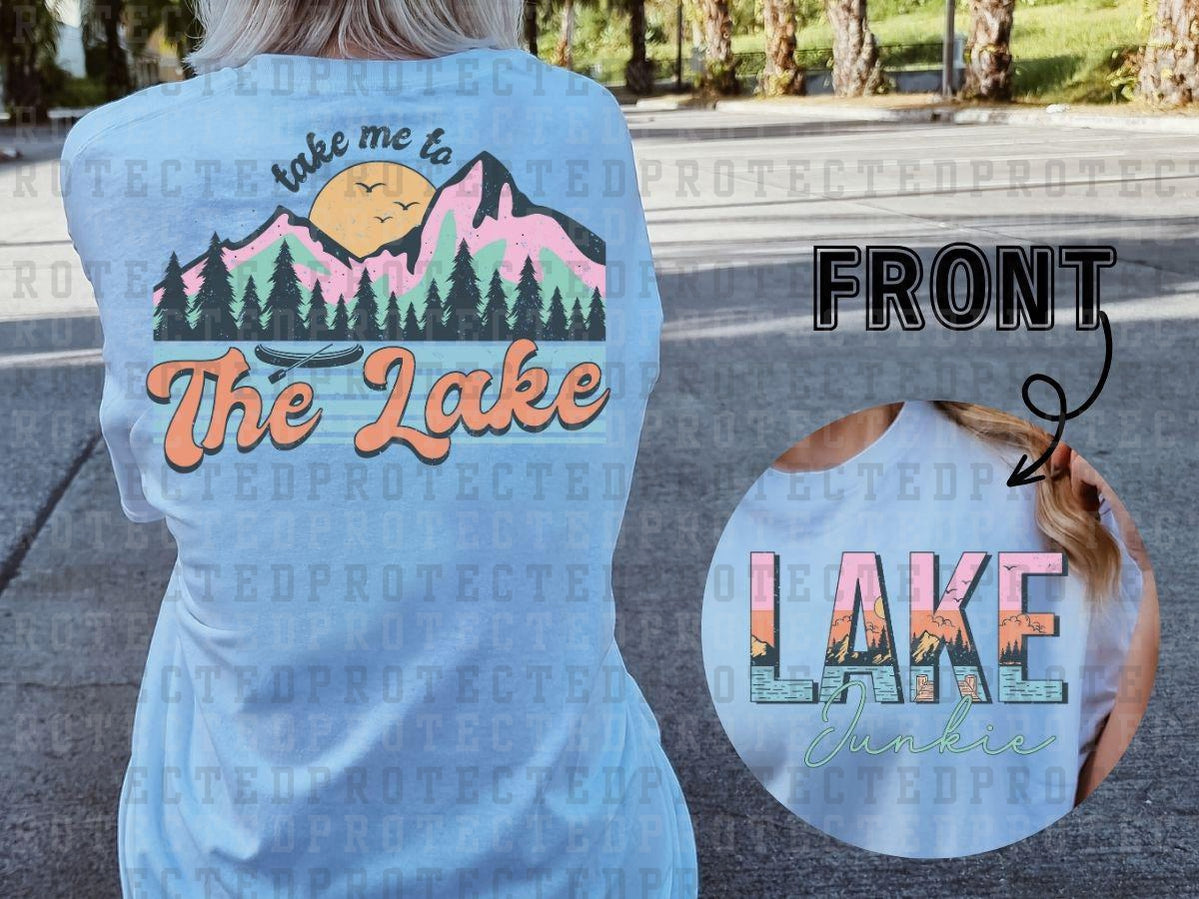 THE LAKE (POCKET/BACK) - DTF TRANSFER