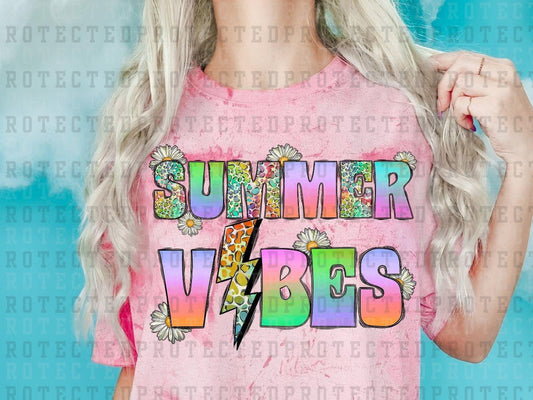 NEON SUMMER VIBES - DTF TRANSFER