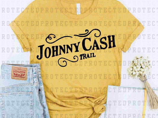 JOHNNY CASH TRAIL *SINGLE COLOR* - DTF TRANSFER