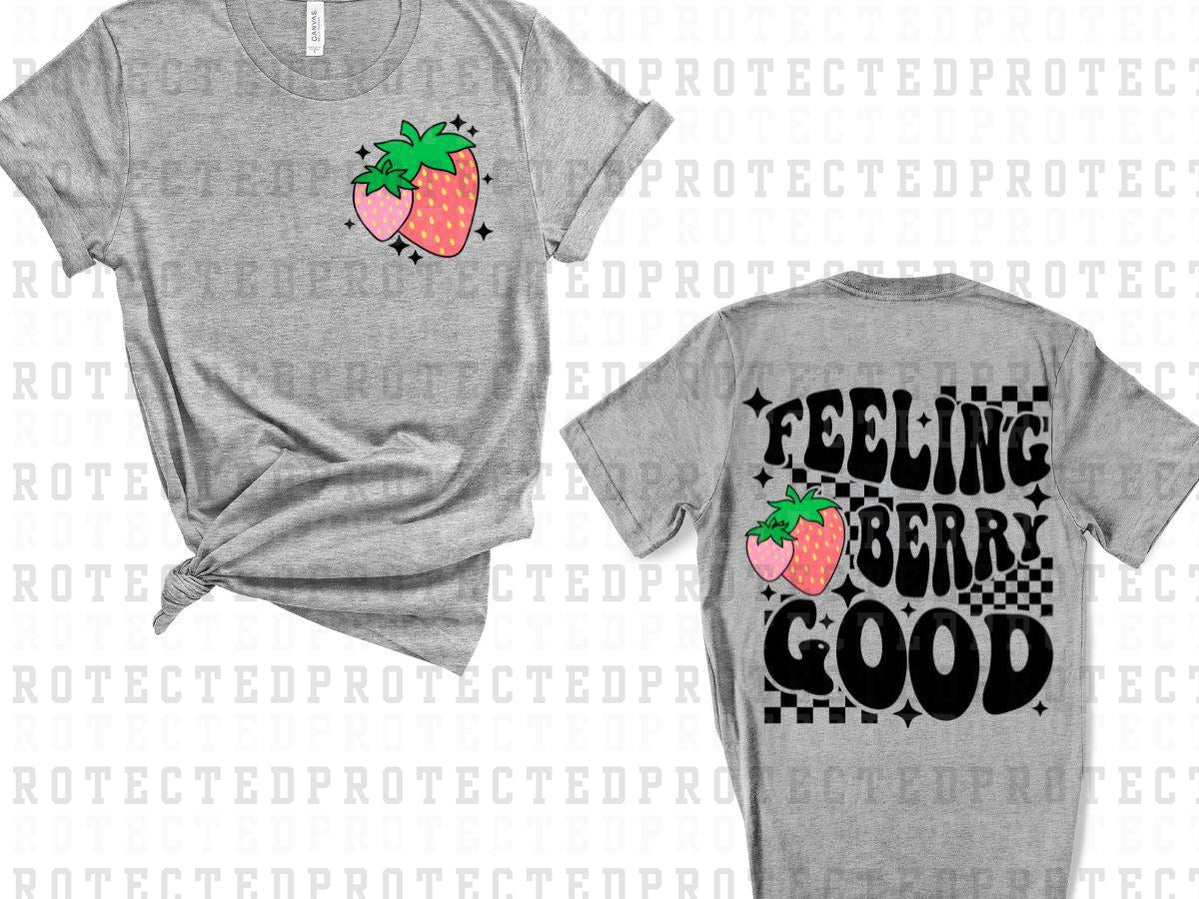 FEELING BERRY GOOD (POCKET/BACK) - DTF TRANSFER