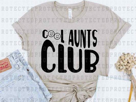 COOL AUNTS CLUB *SINGLE COLOR* - DTF TRANSFER