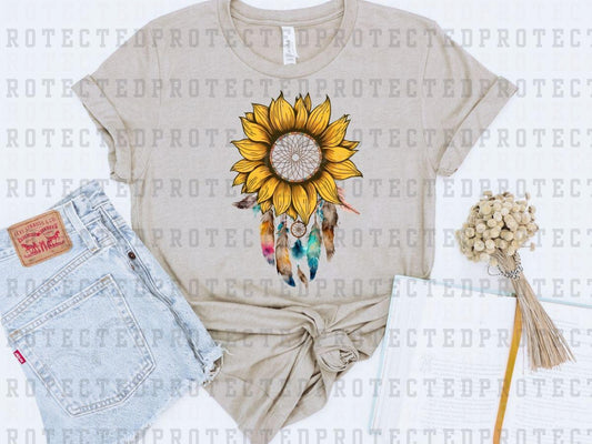 SUNFLOWER DREAMCATCHER - DTF TRANSFER