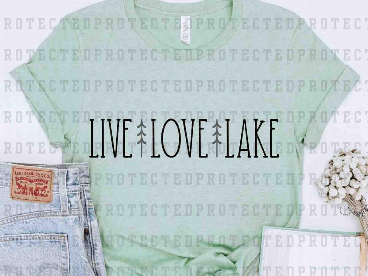 LIVE LOVE LAKE - DTF TRANSFER