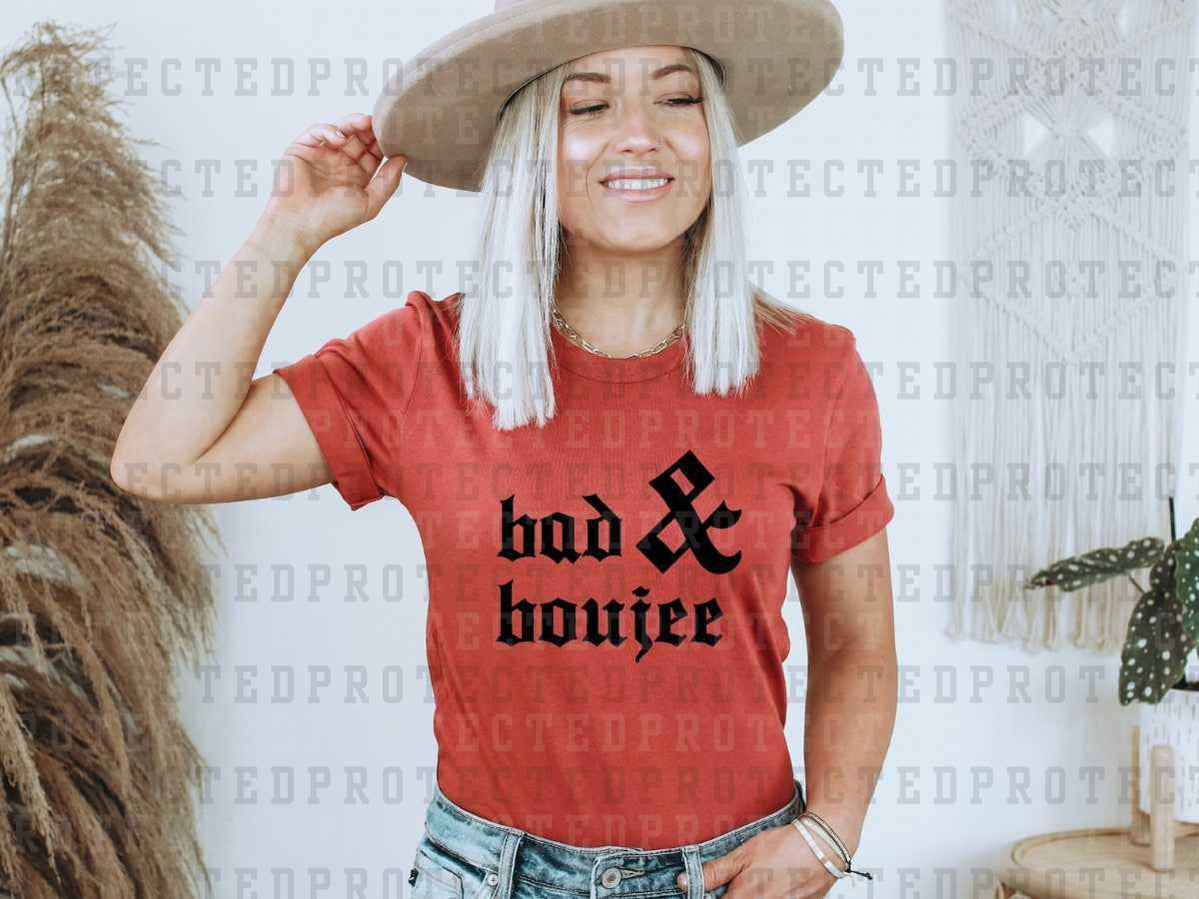 BAD & BOUJEE *SINGLE COLOR* - DTF TRANSFER