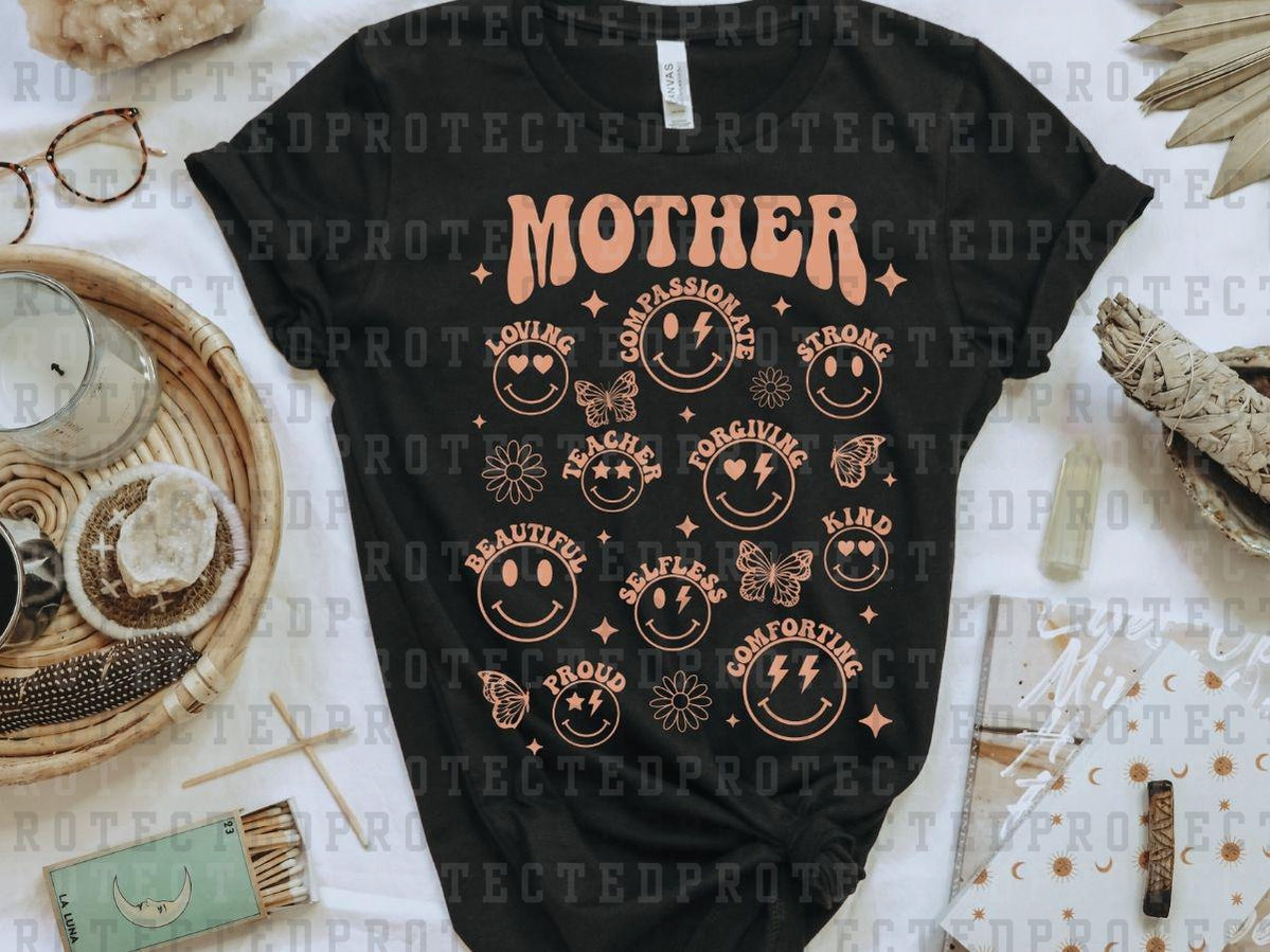 MOTHER SMILEY *SINGLE COLOR* - DTF TRANSFER