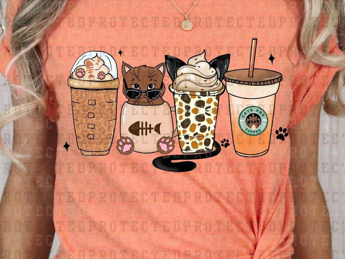 CAT COFFEE - DTF TRANSFERS