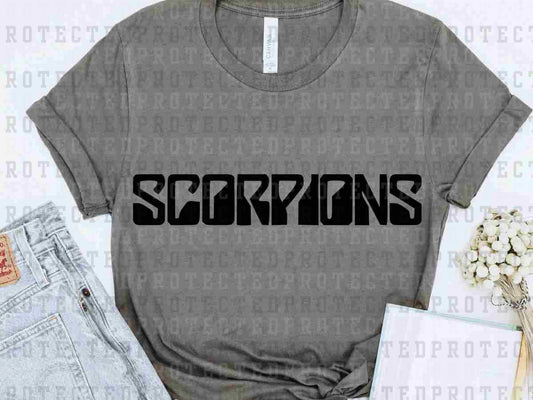 SCORPIONS *SINGLE COLOR* - DTF TRANSFER