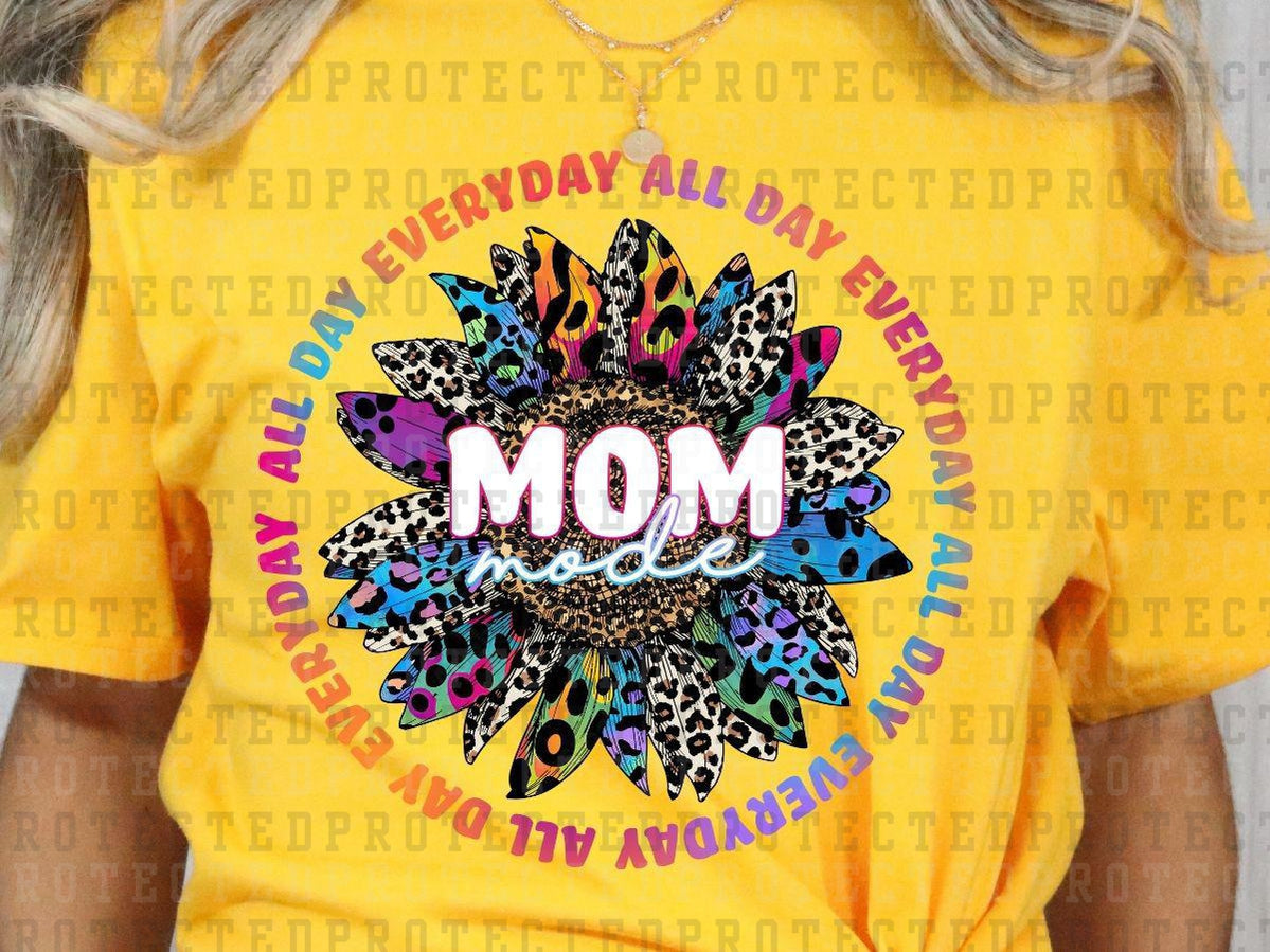 ALL DAY EVERYDAY MOM MODE WATERCOLOR - DTF TRANSFERS