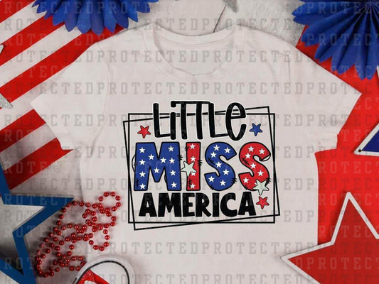 LITTLE MISS AMERICA - DTF TRANSFER