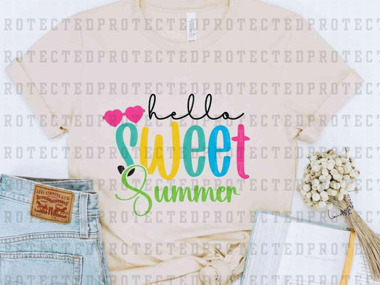 HELLO SWEET SUMMER - DTF TRANSFER