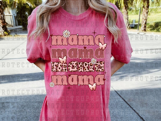 MAMA PINK LEO MATCHING - DTF TRANSFERS