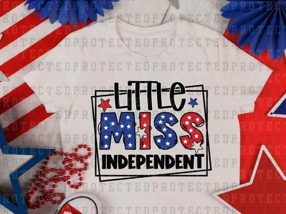 LITTLE MISS INDEPENDENT - DTF TRANSFER