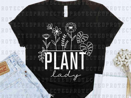 PLANT LADY FLOWER *SINGLE COLOR* - DTF TRANSFER