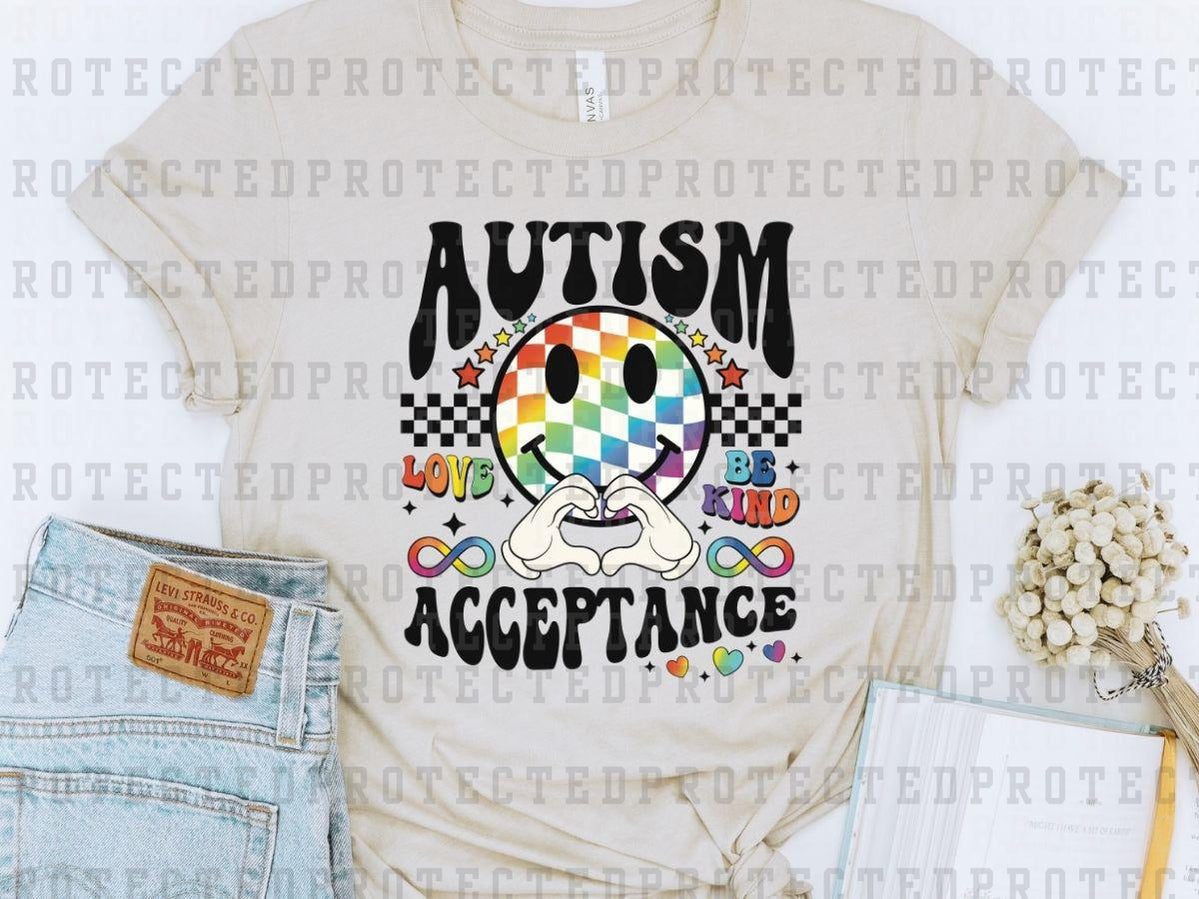 AUTISM ACCEPTANCE CHECKER - DTF TRANSFER