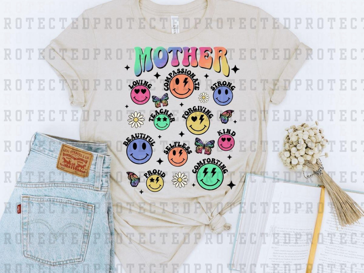 RAINBOW MOTHER SMILEY - DTF TRANSFER