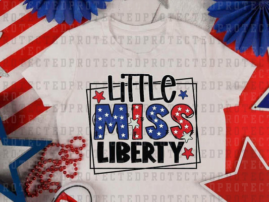 LITTLE MISS LIBERTY - DTF TRANSFER