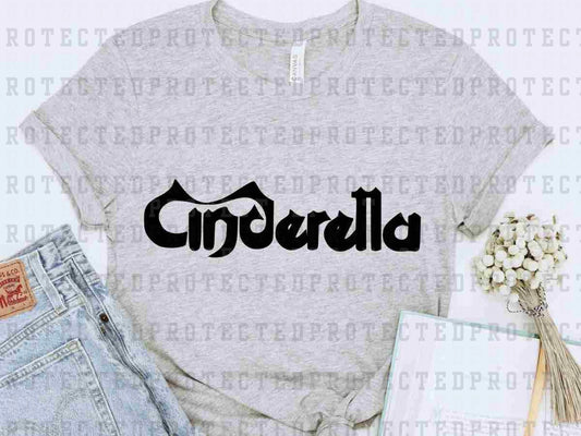 CINDERELLA *SINGLE COLOR* - DTF TRANSFER