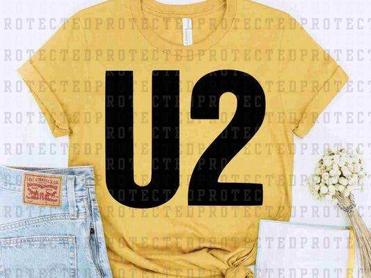 U2 *SINGLE COLOR* - DTF TRANSFER