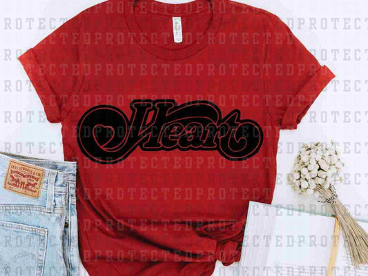 HEART BAND TEE *SINGLE COLOR* - DTF TRANSFER