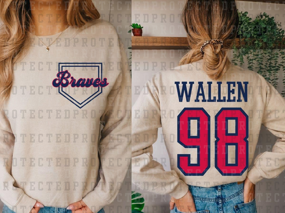 MORGAN WALLEN BRAVES UNIFORM (FRONT/BACK) - DTF TRANSFER – KAI RAE ...