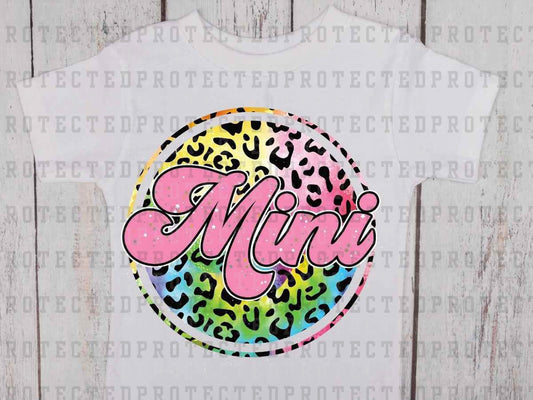 MINI RAINBOW LEOPARD - DTF TRANSFER