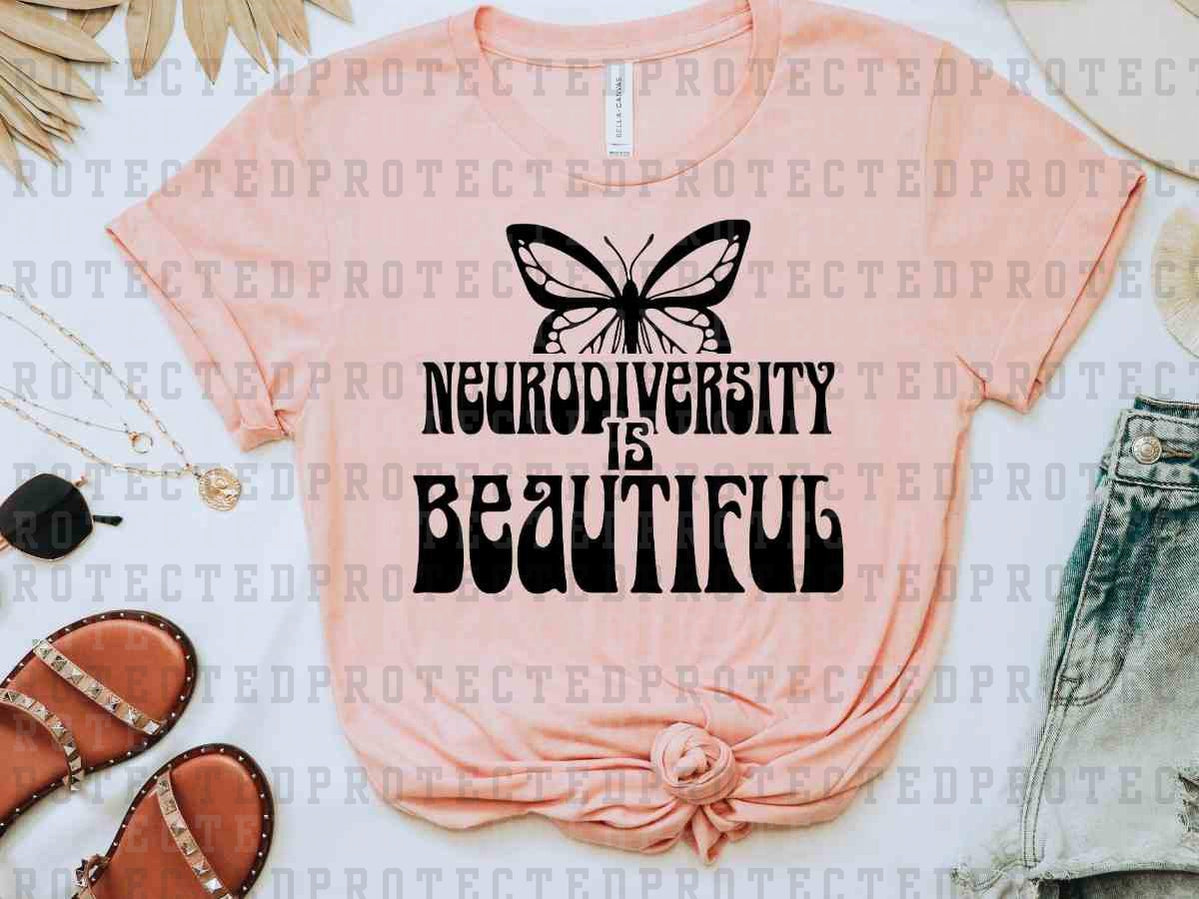 NEURODIVERSITY IS BEAUTIFUL *SINGLE COLOR* - DTF TRANSFER