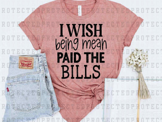 I WISH *SINGLE COLOR* - DTF TRANSFER