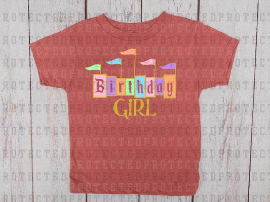 BIRTHDAY GIRL FLAG - DTF TRANSFER