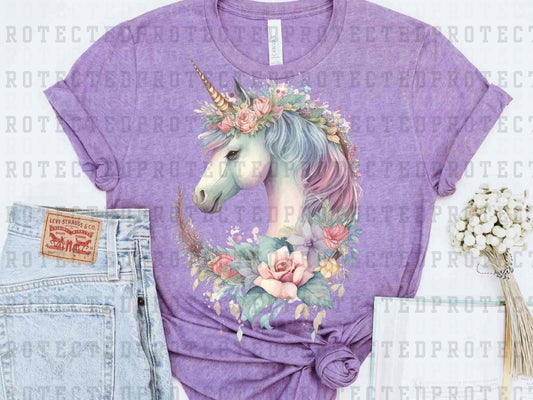 WATERCOLOR UNICORN - DTF TRANSFER