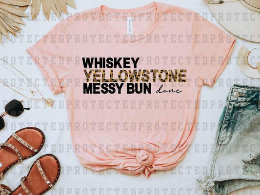 WHISKEY YELLOWSTONE - DTF TRANSFER