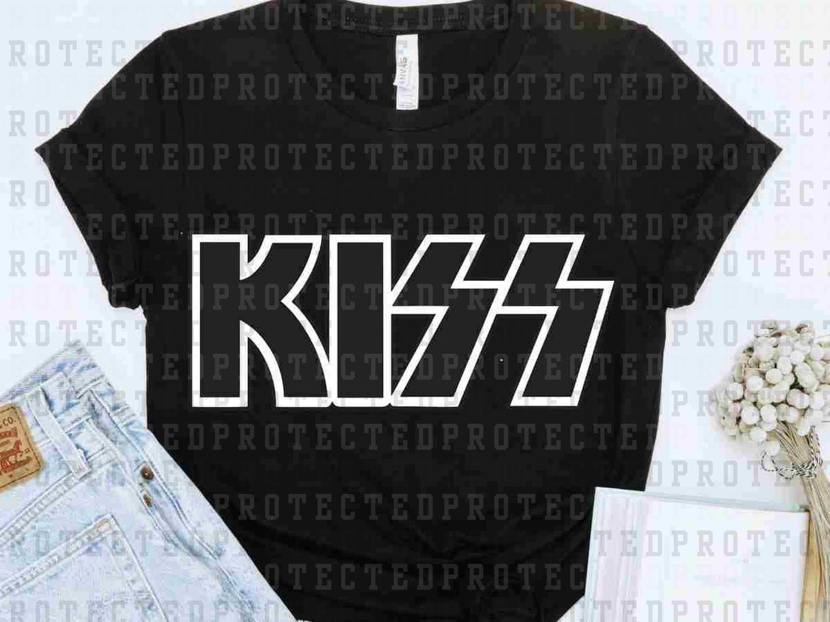 KISS *SINGLE COLOR* - DTF TRANSFER