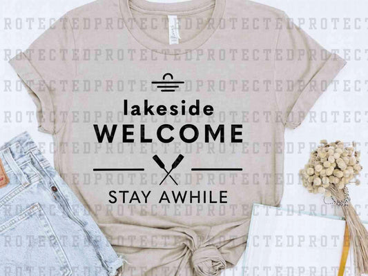 LAKESIDE WELCOME *SINGLE COLOR* - DTF TRANSFER