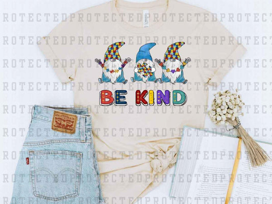 BE KIND PUZZLE GNOME - DTF TRANSFER