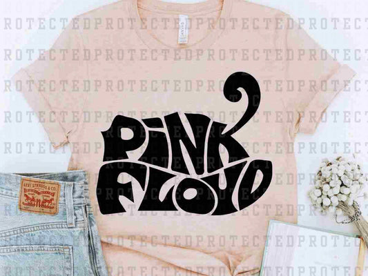 PINK FLOYD *SINGLE COLOR* - DTF TRANSFER