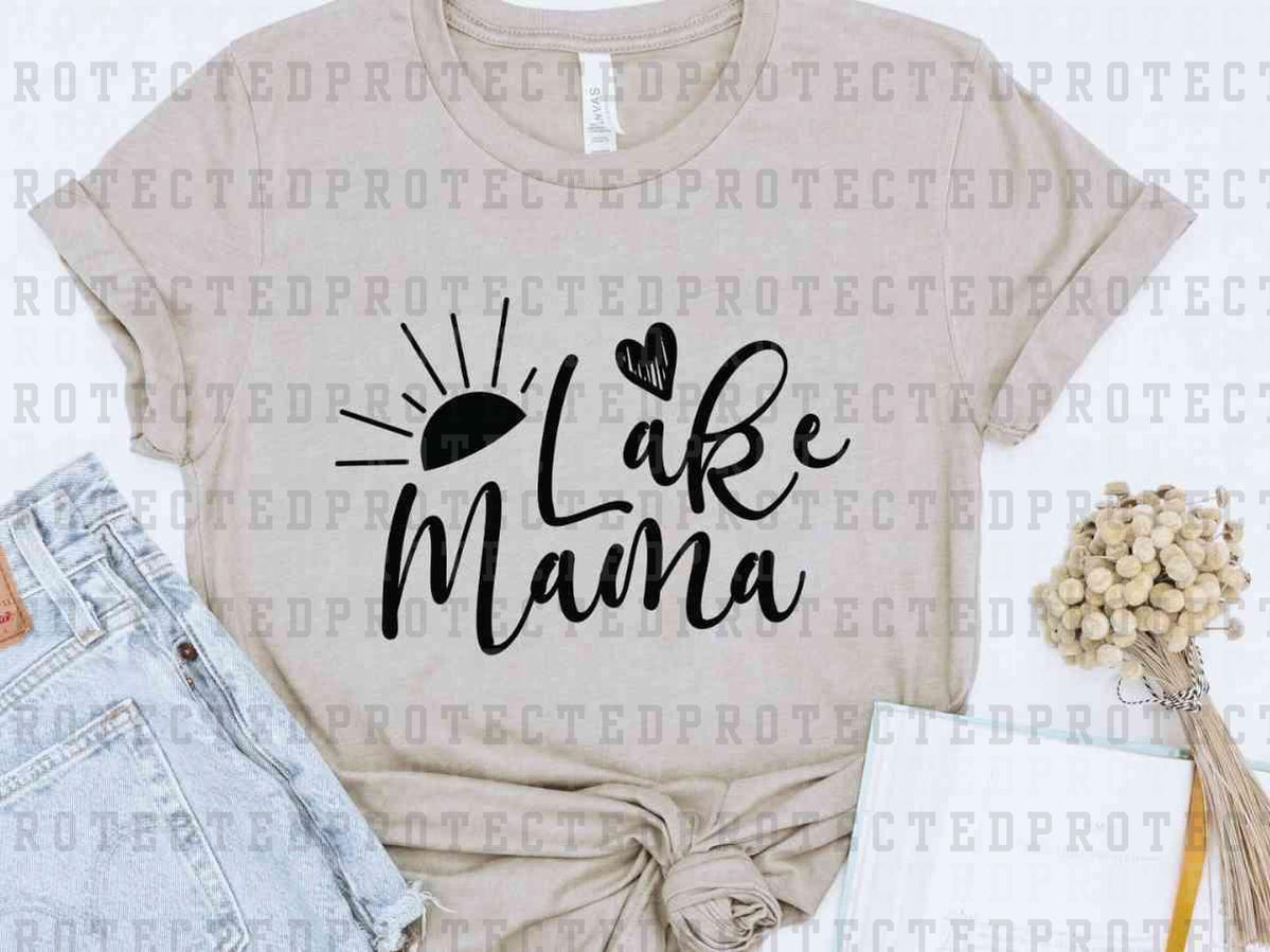 LAKE MAMA *SINGLE COLOR* - DTF TRANSFER