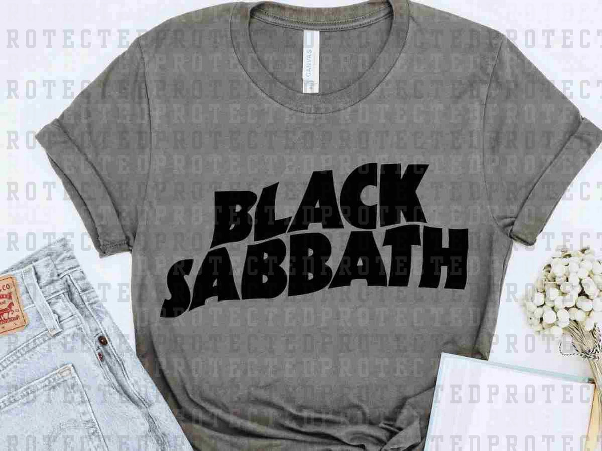 BLACK SABBATH *SINGLE COLOR* - DTF TRANSFER