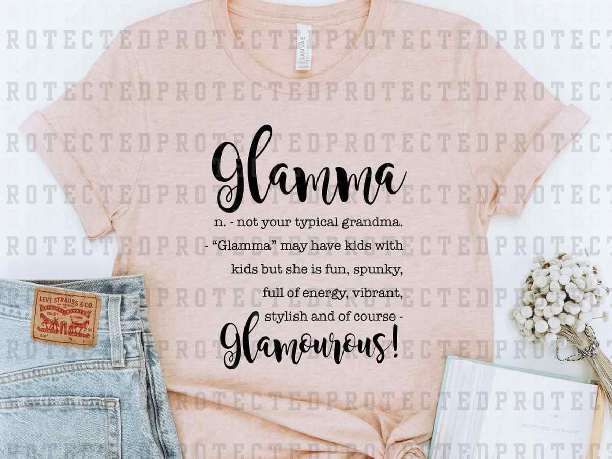 GLAMMA *SINGLE COLOR* - DTF TRANSFER