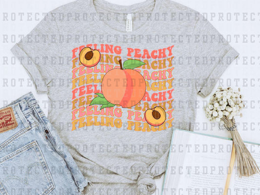 FEELING PEACHY - PINK - DTF TRANSFER