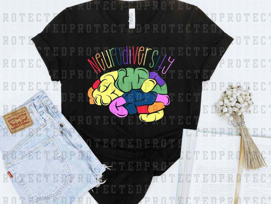 NEURODIVERSITY RAINBOW - DTF TRANSFER