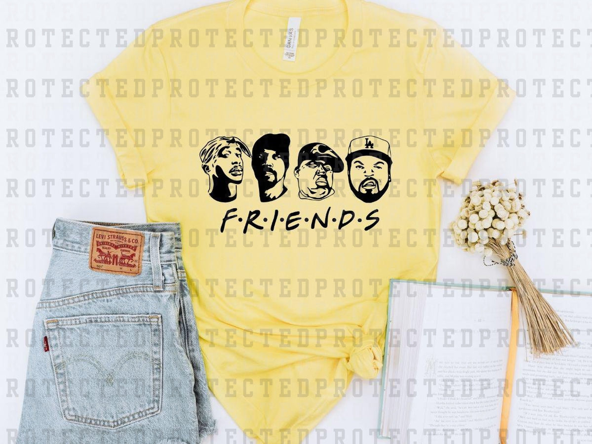 90's RAP FRIENDS *SINGLE COLOR* - DTF TRANSFER