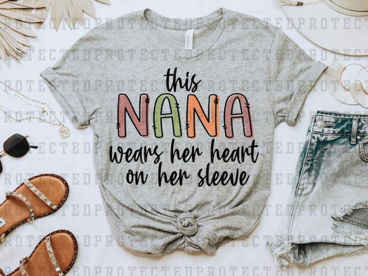 THIS NANA WEARS HER HEART - DTF TRANSFER