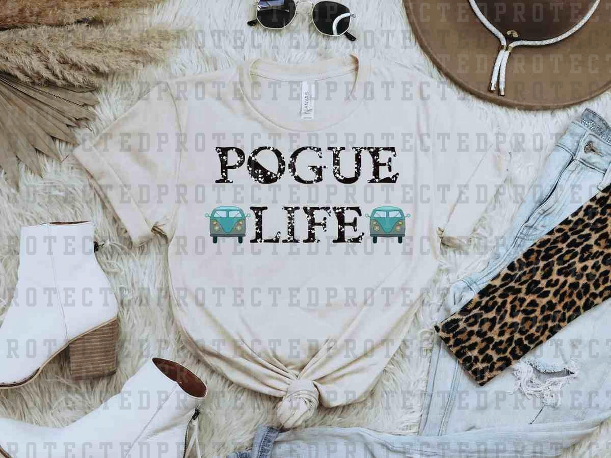 POGUE LIFE BLACK/WHITE - DTF TRANSFER