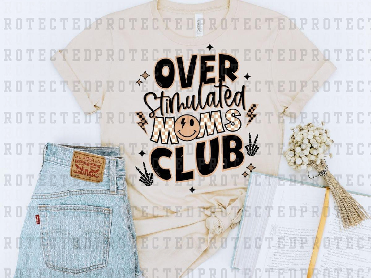 OVERSTIMULATED MOMS CLUB - DTF TRANSFER