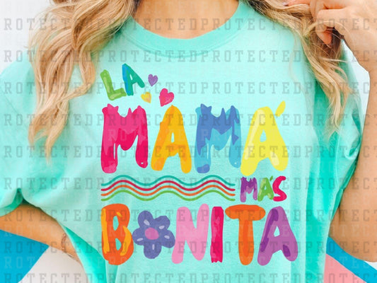 LA MAMA MAS BONITA - DTF TRANSFERS