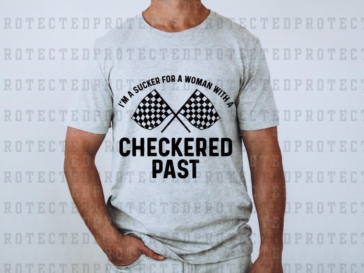 CHECKERED PAST *SINGLE COLOR* - DTF TRANSFER