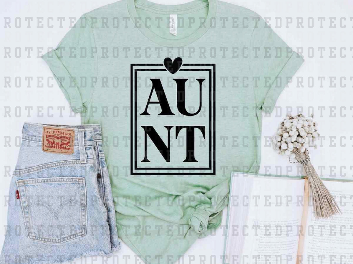 AUNT *SINGLE COLOR* - DTF TRANSFER