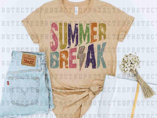 SUMMER BREAK MUTED COLORS - DTF TRANSFER