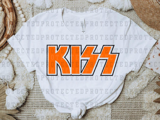 KISS ORANGE - DTF TRANSFER