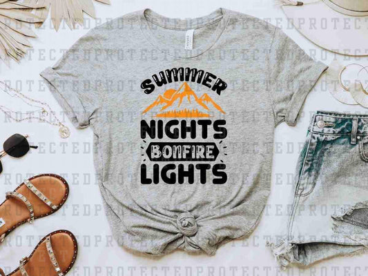 SUMMER NIGHTS BONFIRE LIGHTS - DTF TRANSFER