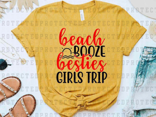 BEACH BOOZE BESTIES GIRLS TRIP - DTF TRANSFER